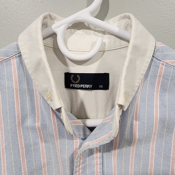 Fred perry long sleeves shirt size xs extra small - Picture 1 of 3